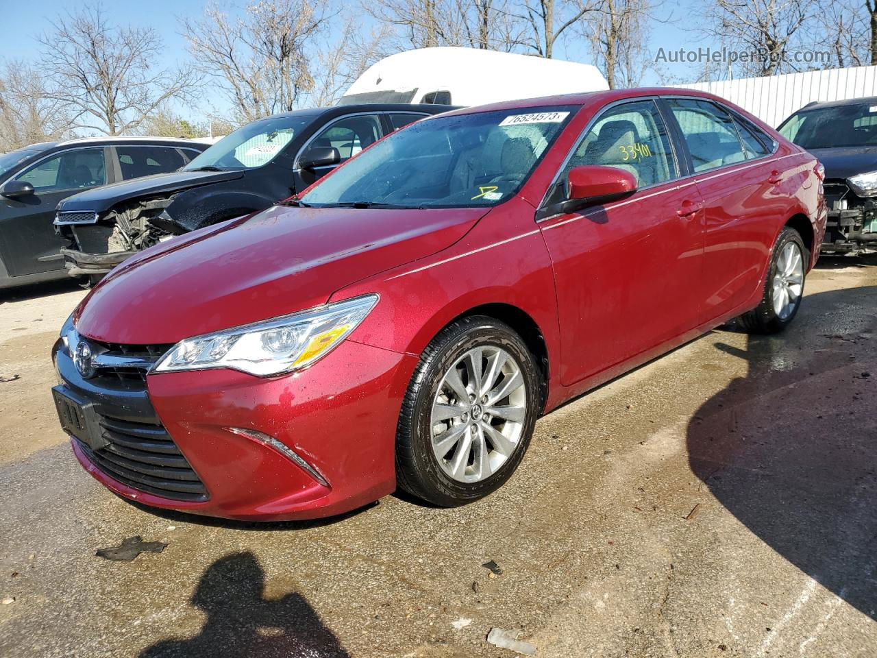 2016 Toyota Camry Xse Red vin: 4T1BK1FK3GU569439