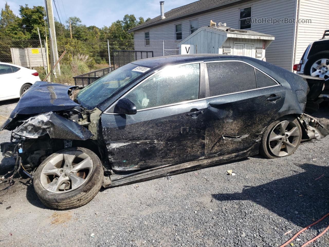 2012 Toyota Camry Se Black vin: 4T1BK1FK4CU002182