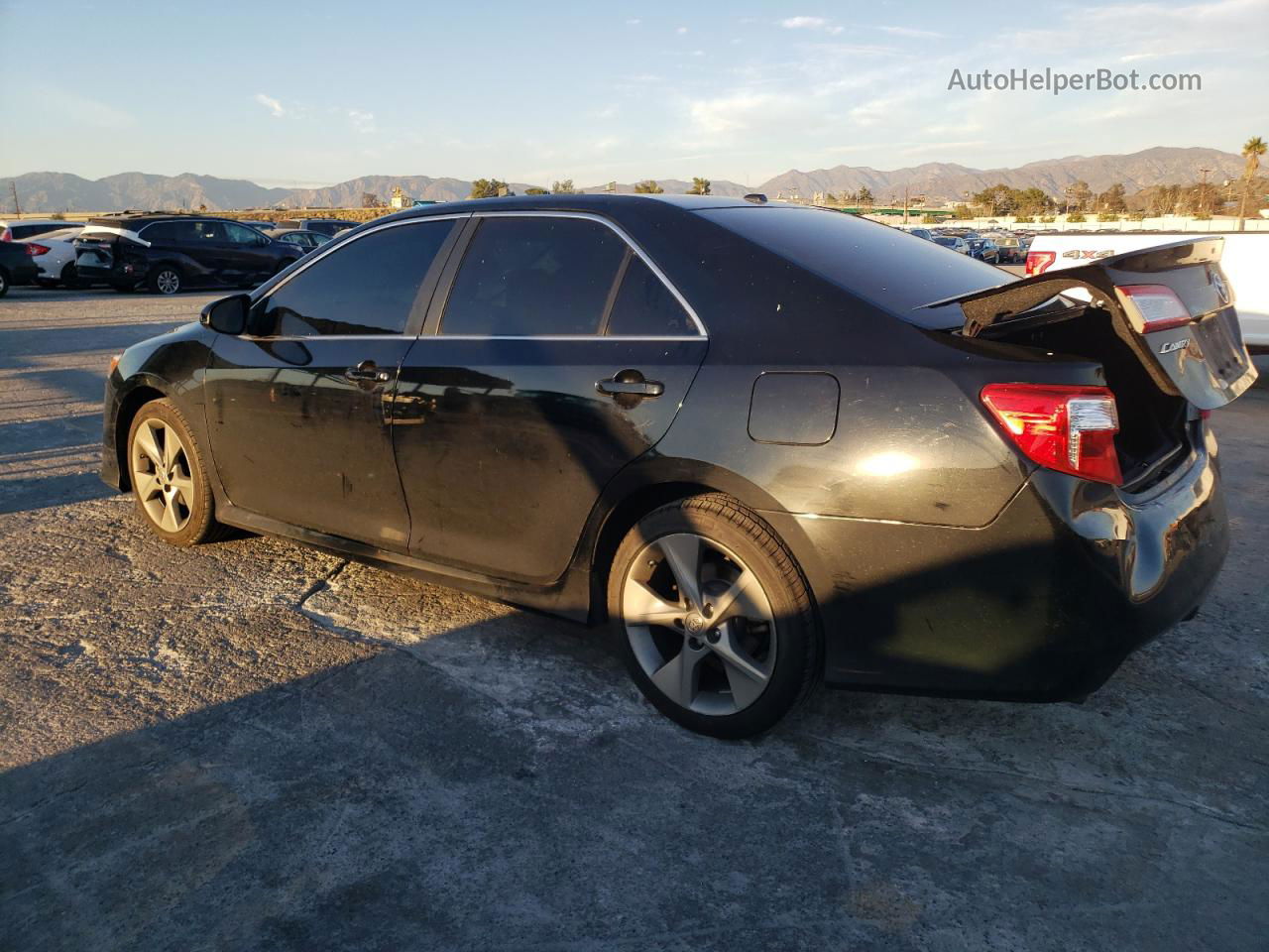 2012 Toyota Camry Se Black vin: 4T1BK1FK4CU007902