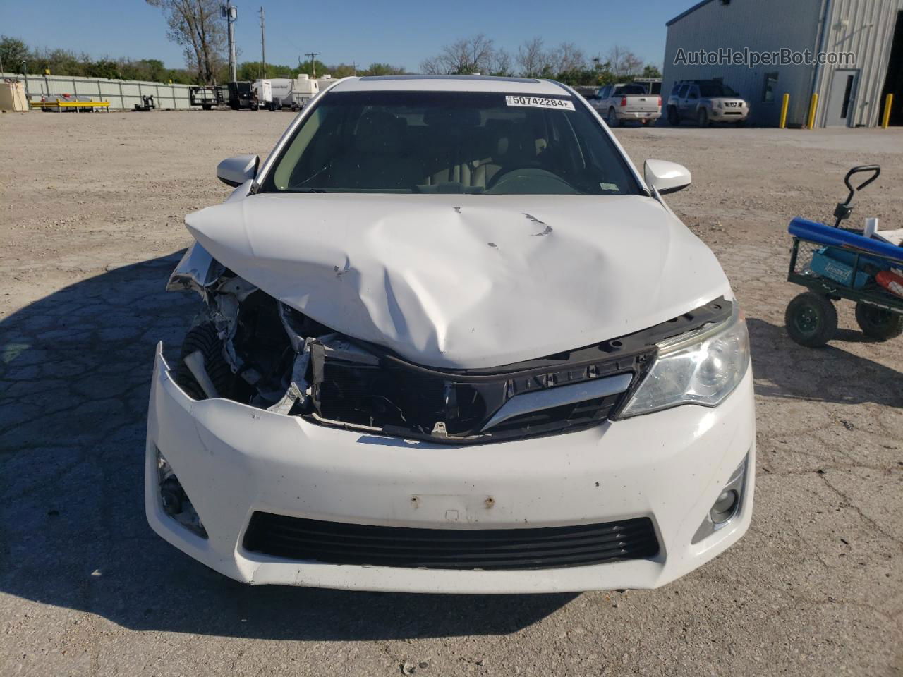 2012 Toyota Camry Se White vin: 4T1BK1FK4CU013991