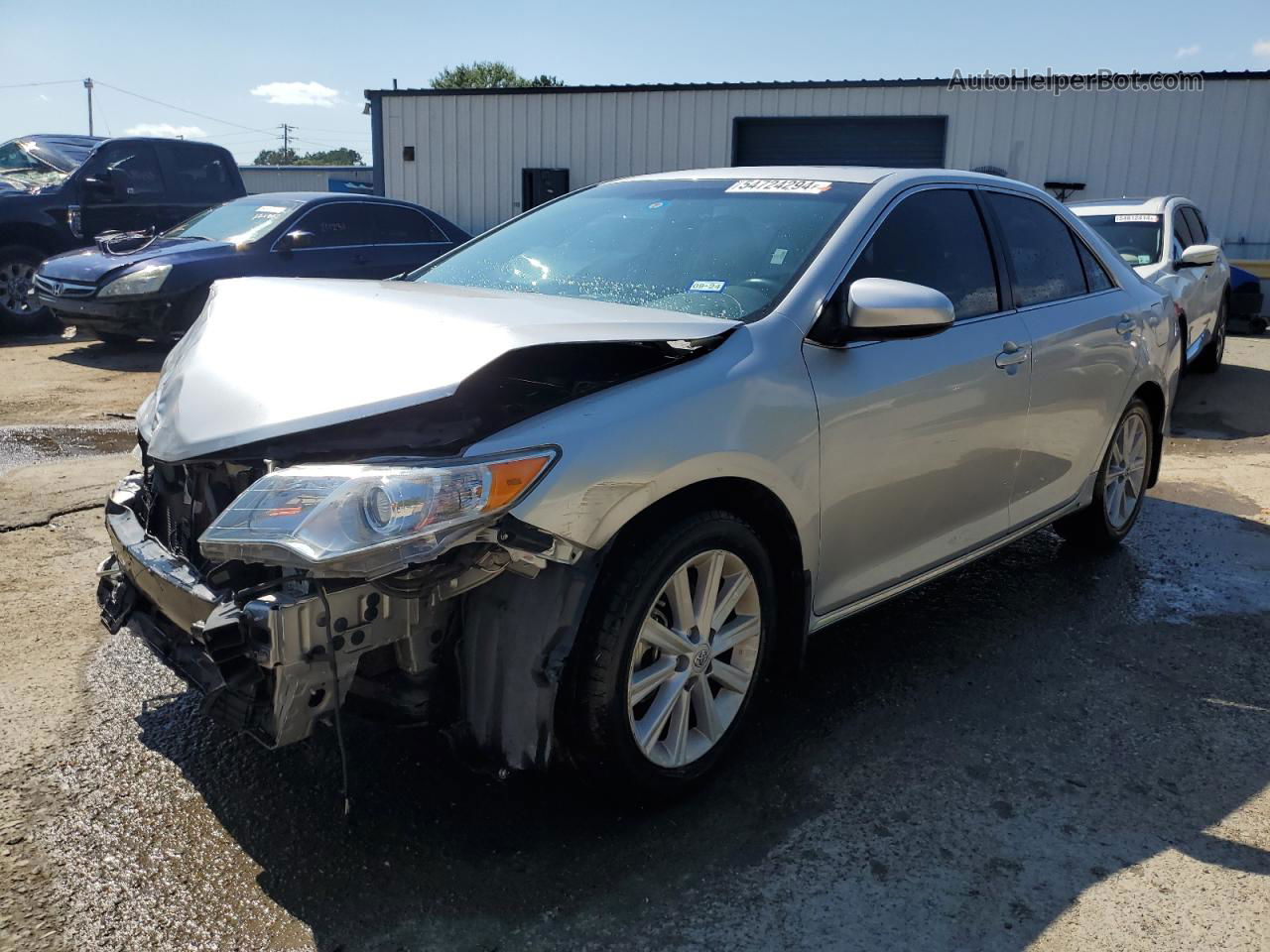 2012 Toyota Camry Se Silver vin: 4T1BK1FK4CU015532