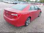 2012 Toyota Camry Se V6 Red vin: 4T1BK1FK4CU515836