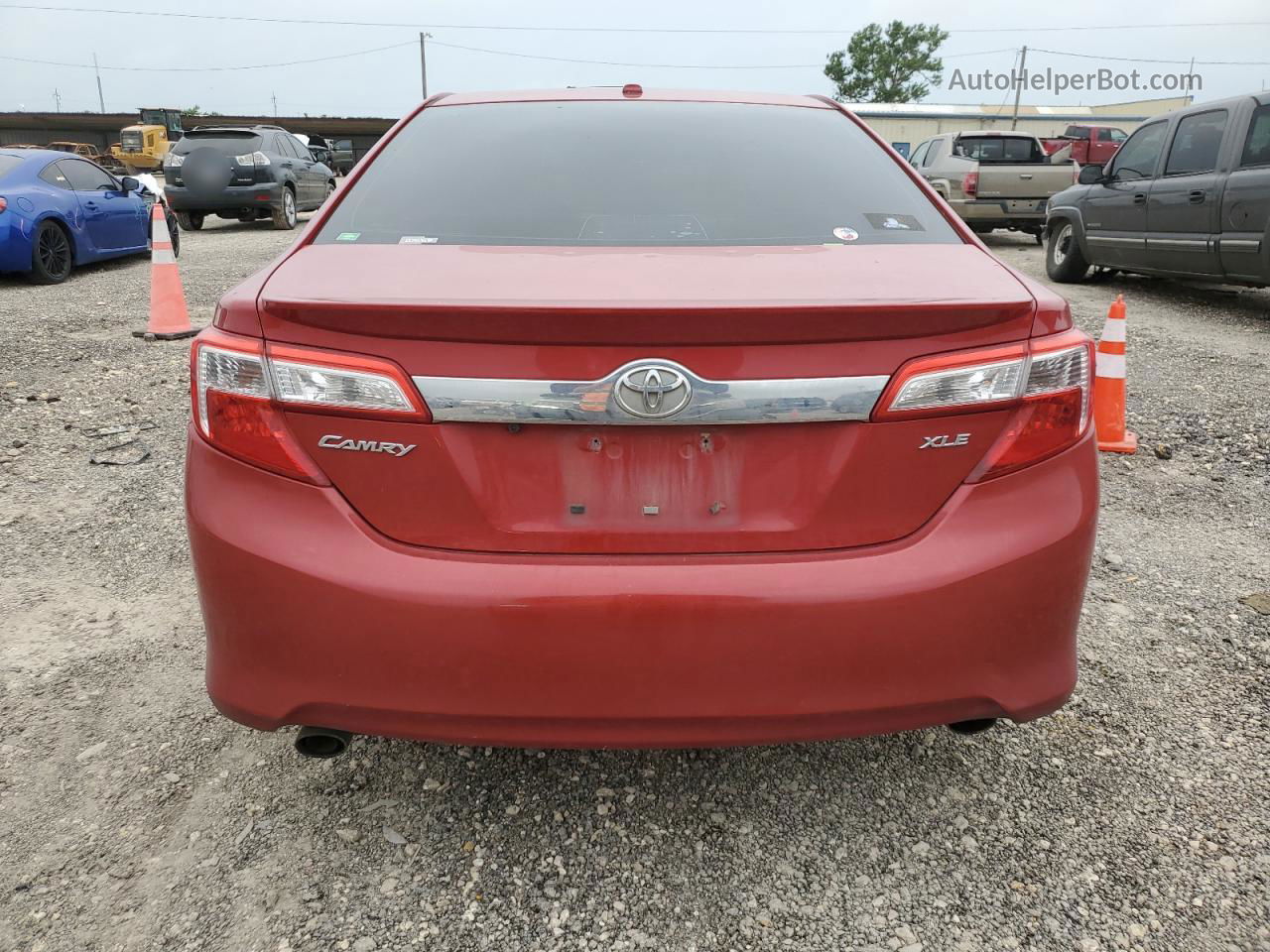 2012 Toyota Camry Se Red vin: 4T1BK1FK4CU523631