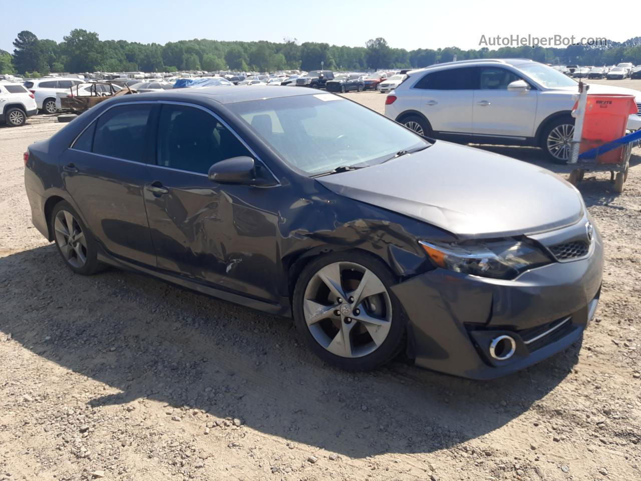 2012 Toyota Camry Se Charcoal vin: 4T1BK1FK5CU012204