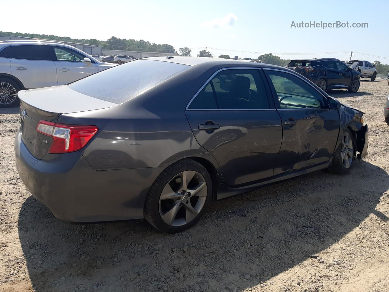 2012 Toyota Camry Se Charcoal vin: 4T1BK1FK5CU012204