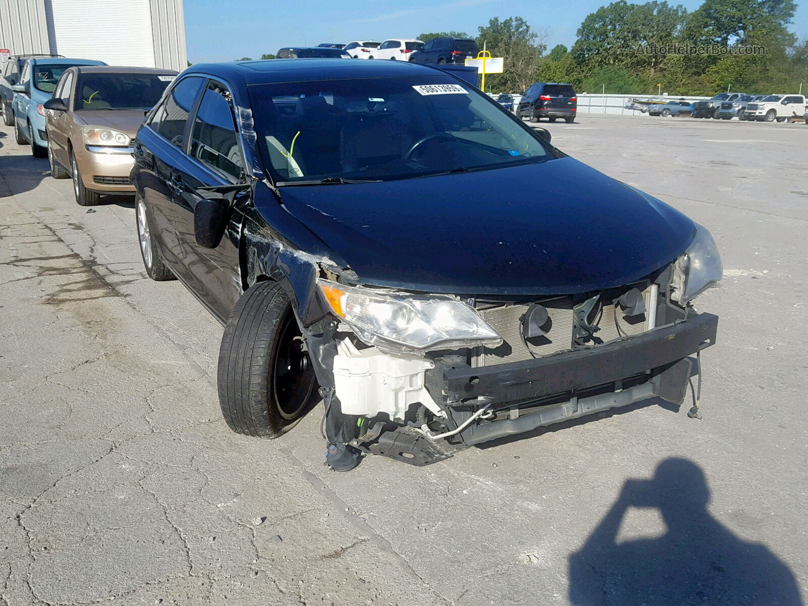 2013 Toyota Camry Se Black vin: 4T1BK1FK5DU527477