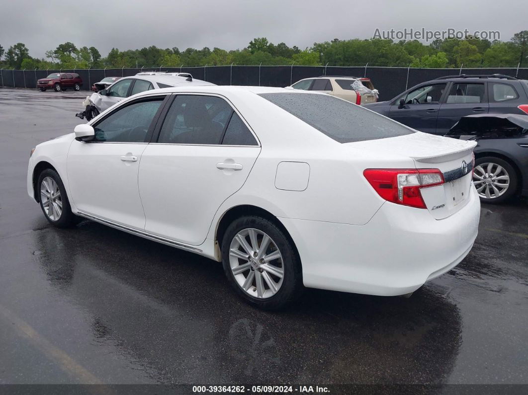 2014 Toyota Camry Xle V6 White vin: 4T1BK1FK5EU024808