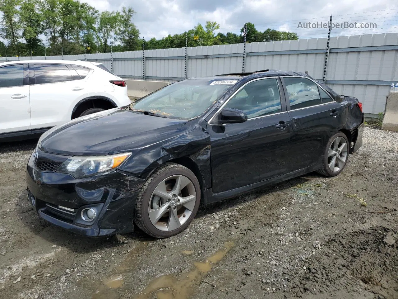 2014 Toyota Camry Se Black vin: 4T1BK1FK5EU026946