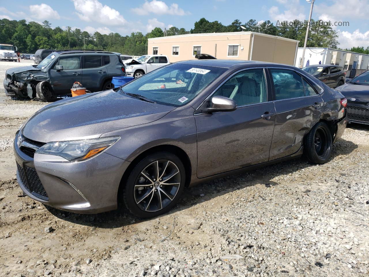 2016 Toyota Camry Xse Gray vin: 4T1BK1FK5GU030448