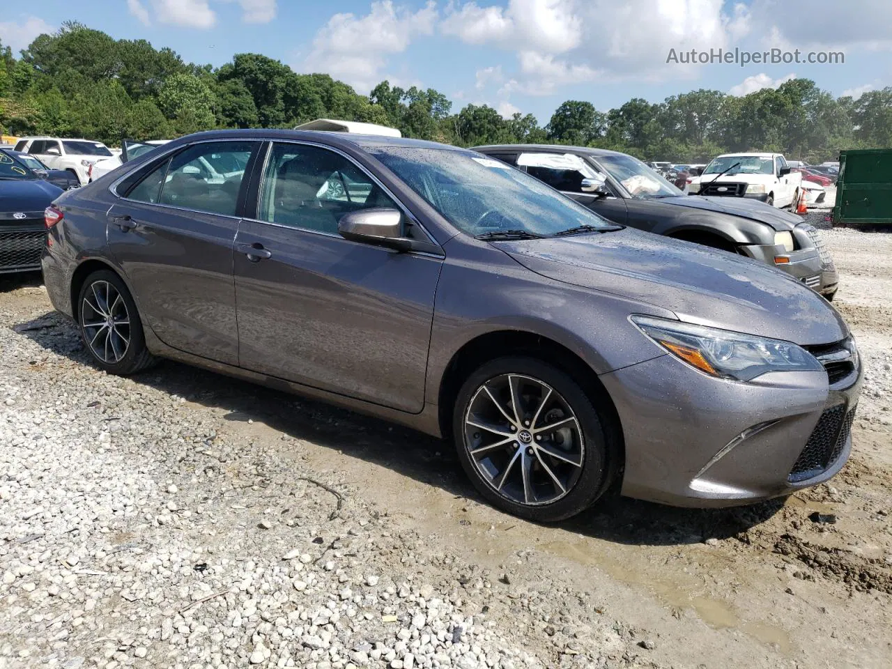 2016 Toyota Camry Xse Gray vin: 4T1BK1FK5GU030448