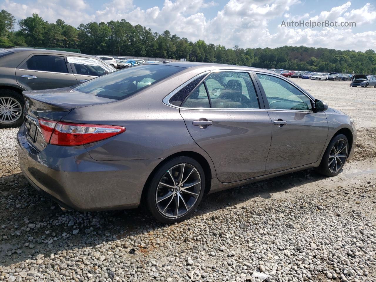 2016 Toyota Camry Xse Gray vin: 4T1BK1FK5GU030448