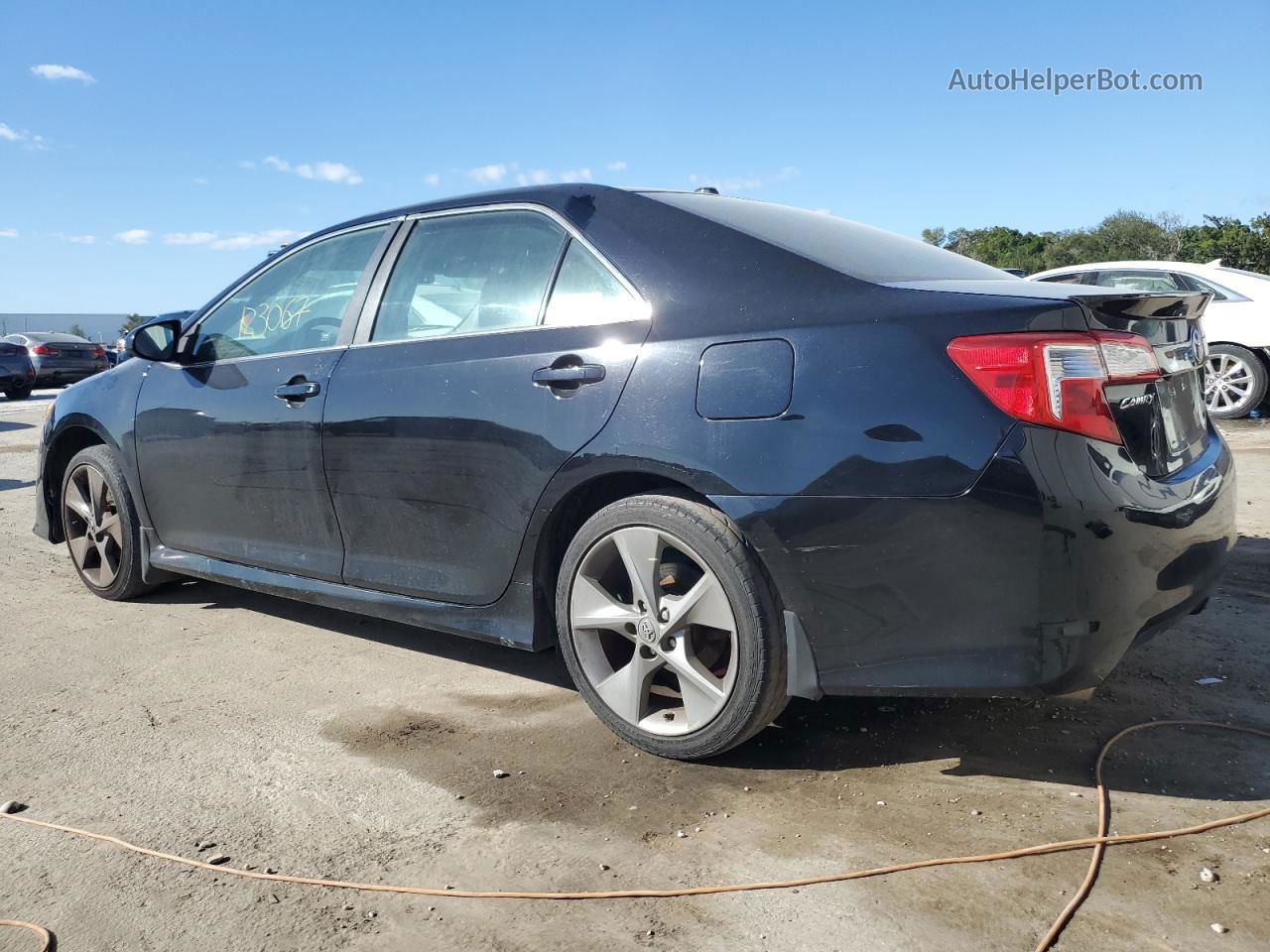 2012 Toyota Camry Se Black vin: 4T1BK1FK6CU003866