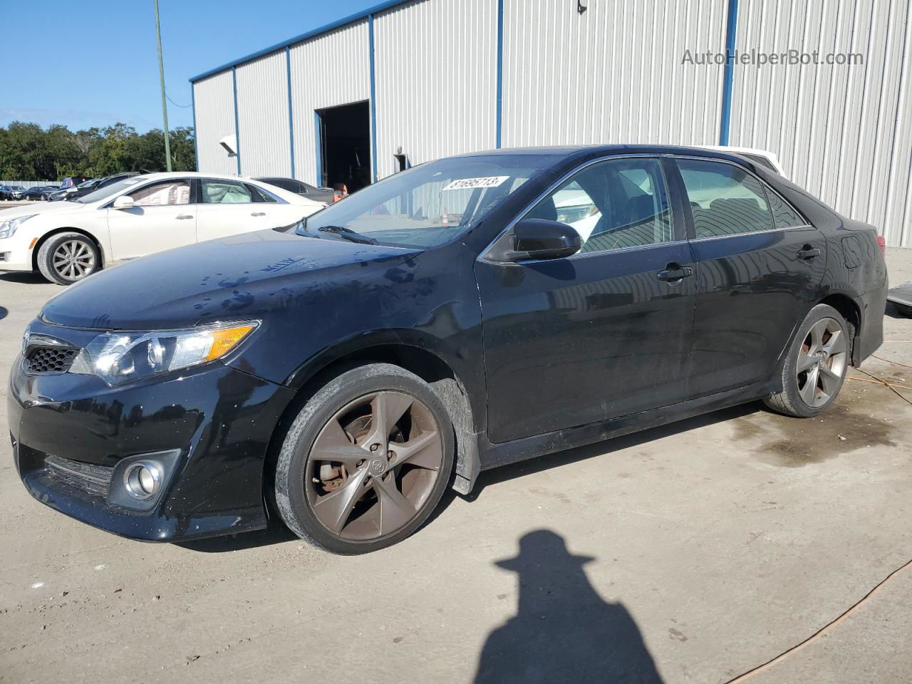 2012 Toyota Camry Se Black vin: 4T1BK1FK6CU003866