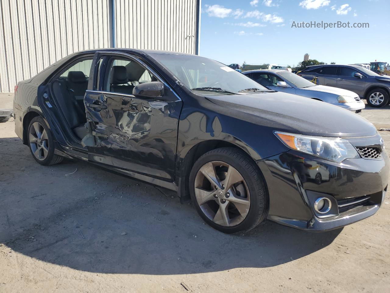 2012 Toyota Camry Se Black vin: 4T1BK1FK6CU003866