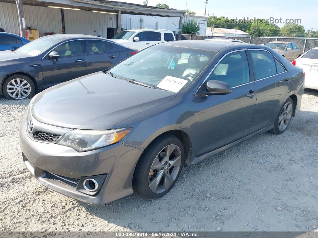 2012 Toyota Camry Se V6 Gray vin: 4T1BK1FK6CU003978