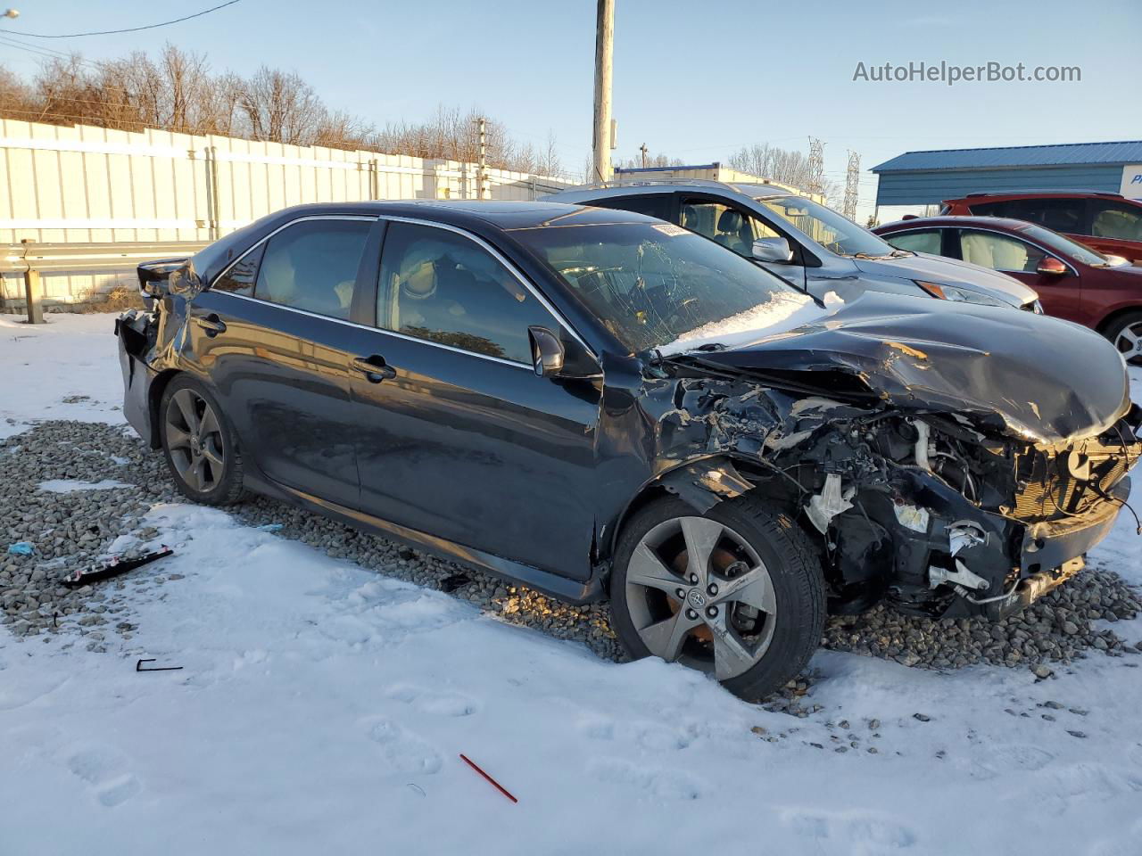 2012 Toyota Camry Se Black vin: 4T1BK1FK6CU006766