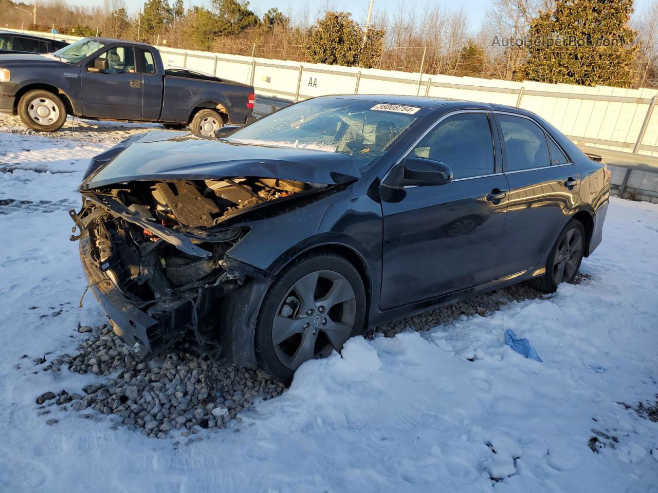 2012 Toyota Camry Se Black vin: 4T1BK1FK6CU006766