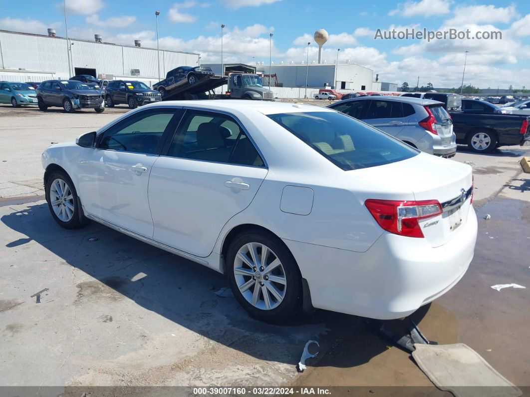 2012 Toyota Camry Xle V6 White vin: 4T1BK1FK6CU014947