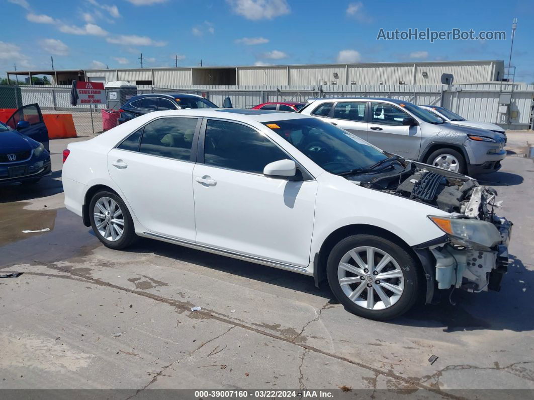 2012 Toyota Camry Xle V6 White vin: 4T1BK1FK6CU014947