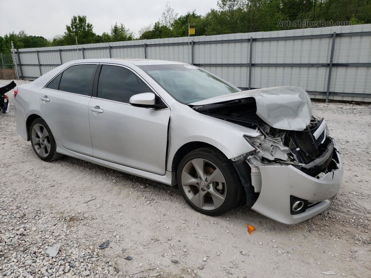 2012 Toyota Camry Se Silver vin: 4T1BK1FK7CU007084