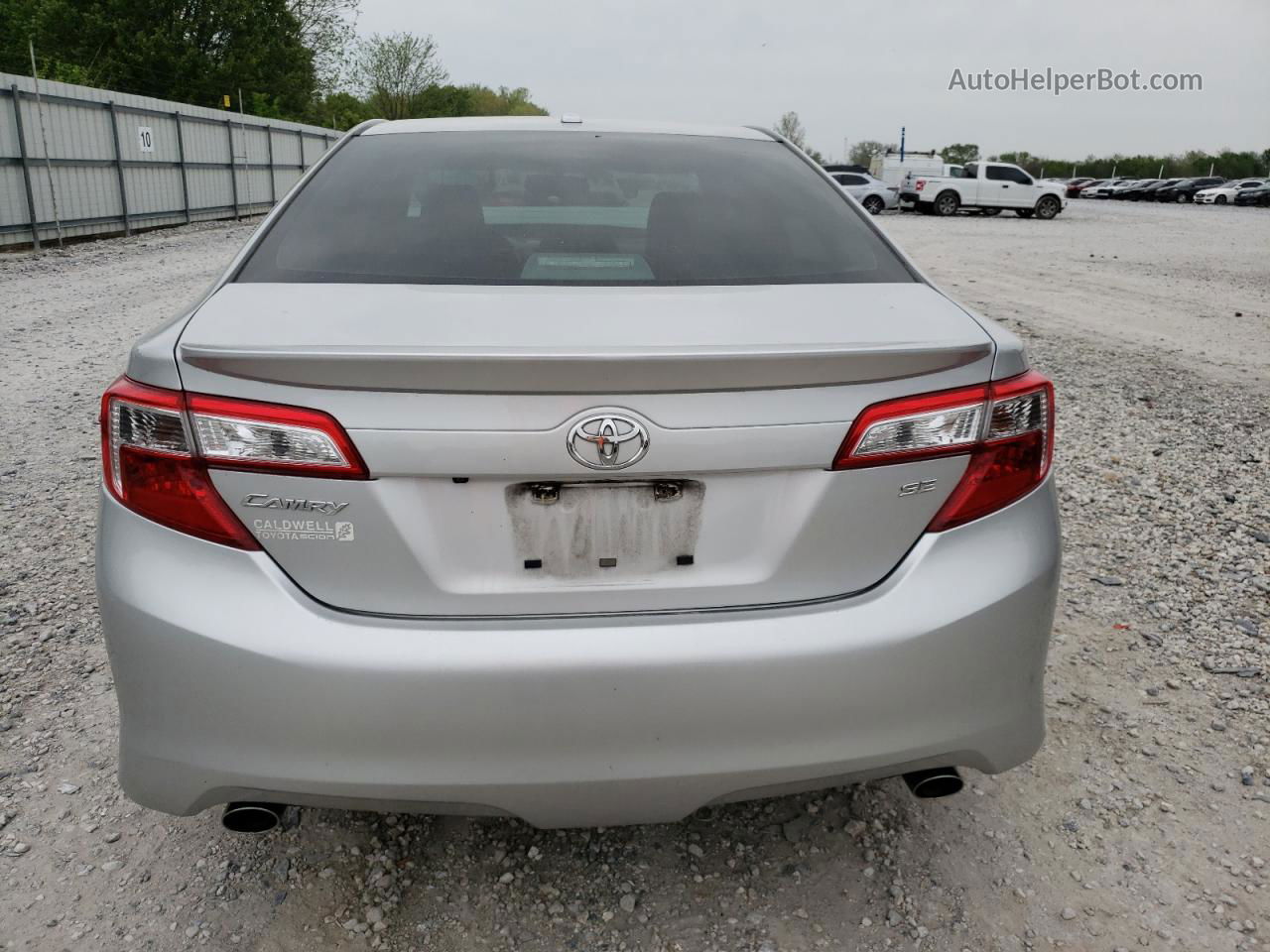 2012 Toyota Camry Se Silver vin: 4T1BK1FK7CU007084