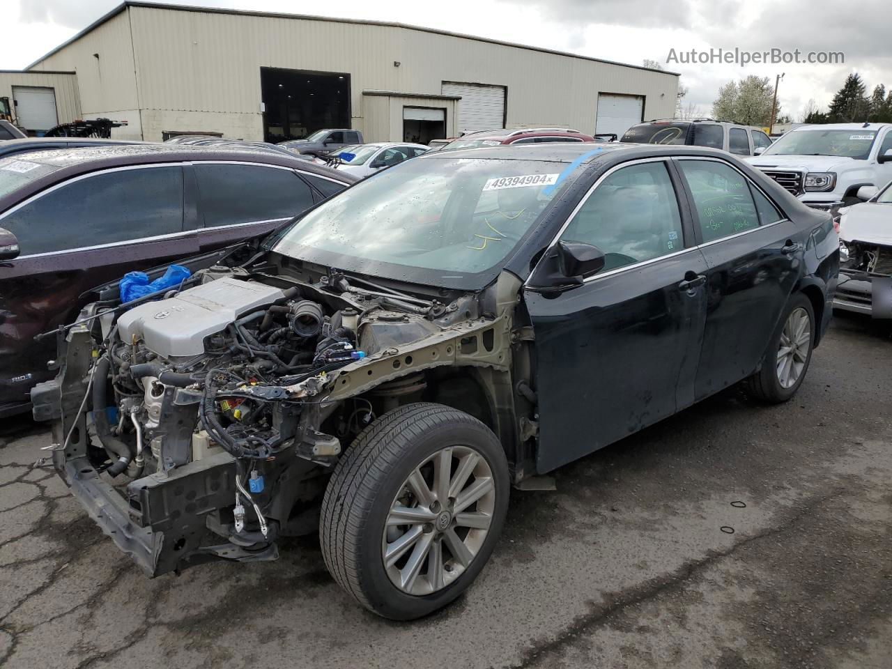 2012 Toyota Camry Se Black vin: 4T1BK1FK8CU011418