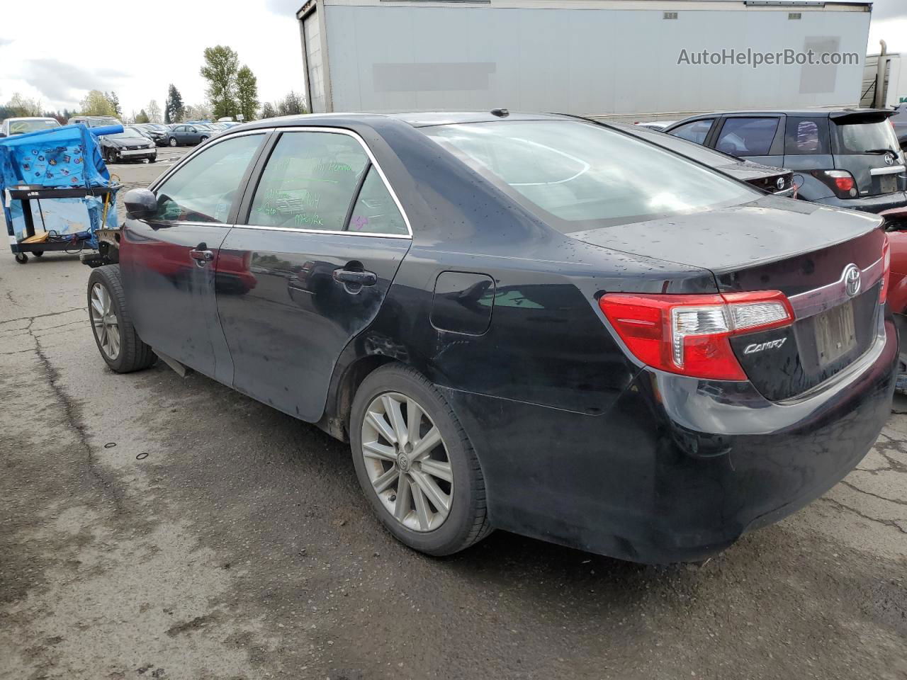 2012 Toyota Camry Se Черный vin: 4T1BK1FK8CU011418