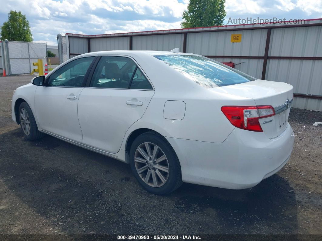 2012 Toyota Camry Xle V6 White vin: 4T1BK1FK8CU520893