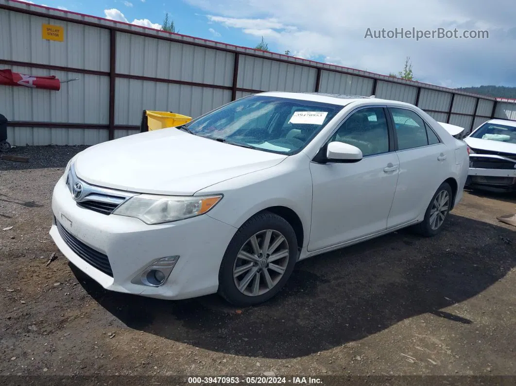 2012 Toyota Camry Xle V6 White vin: 4T1BK1FK8CU520893