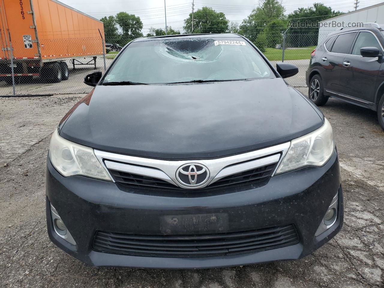 2013 Toyota Camry Se Black vin: 4T1BK1FK8DU528770