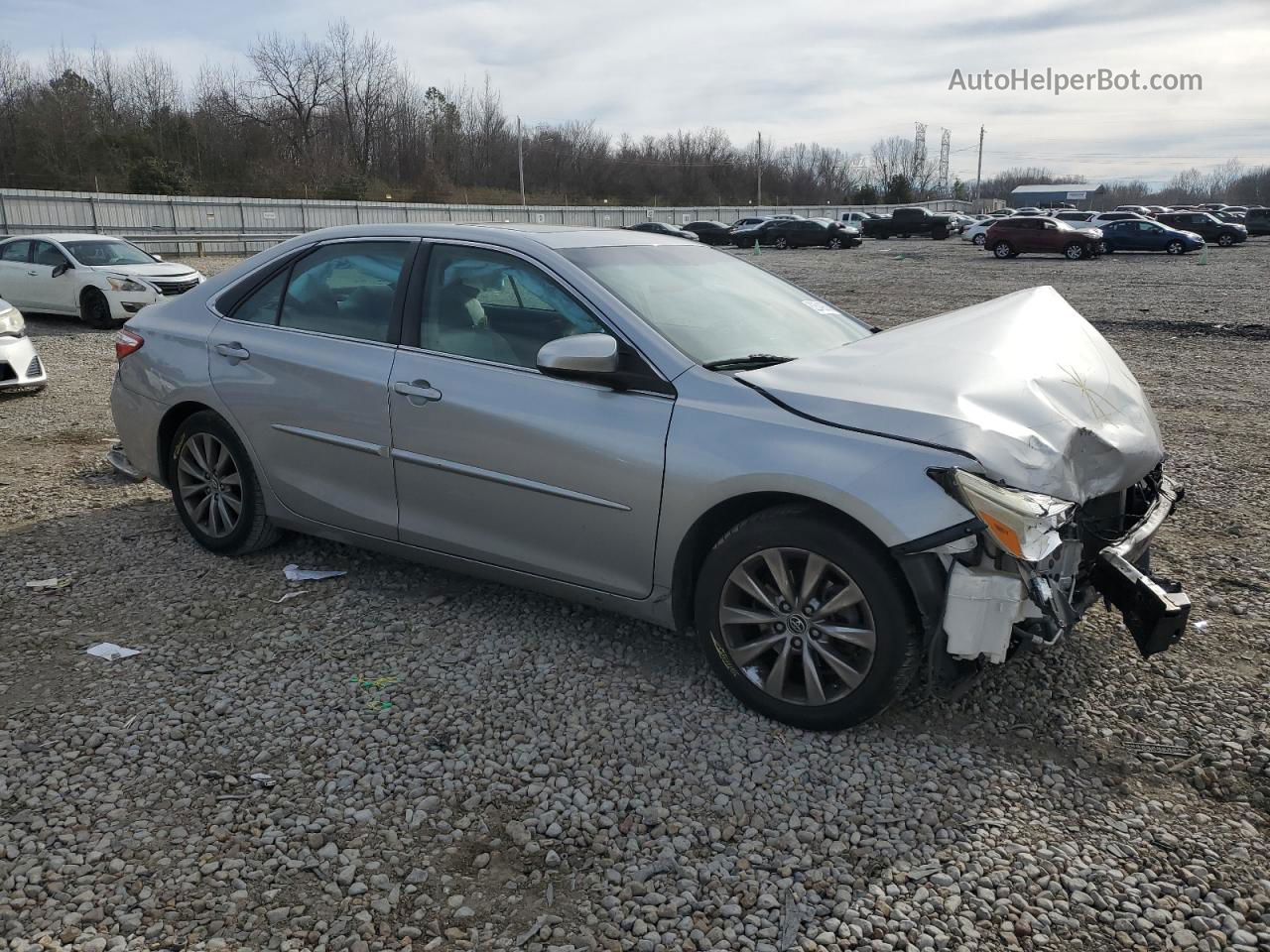 2016 Toyota Camry Xse Silver vin: 4T1BK1FK8GU571073