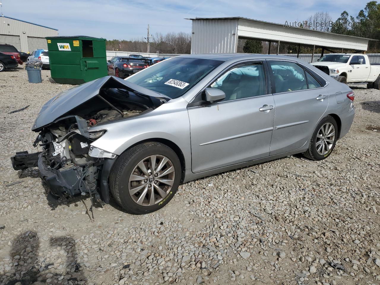 2016 Toyota Camry Xse Silver vin: 4T1BK1FK8GU571073