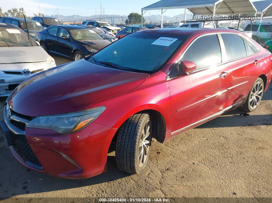 2016 Toyota Camry Xse V6 Red vin: 4T1BK1FK8GU576953