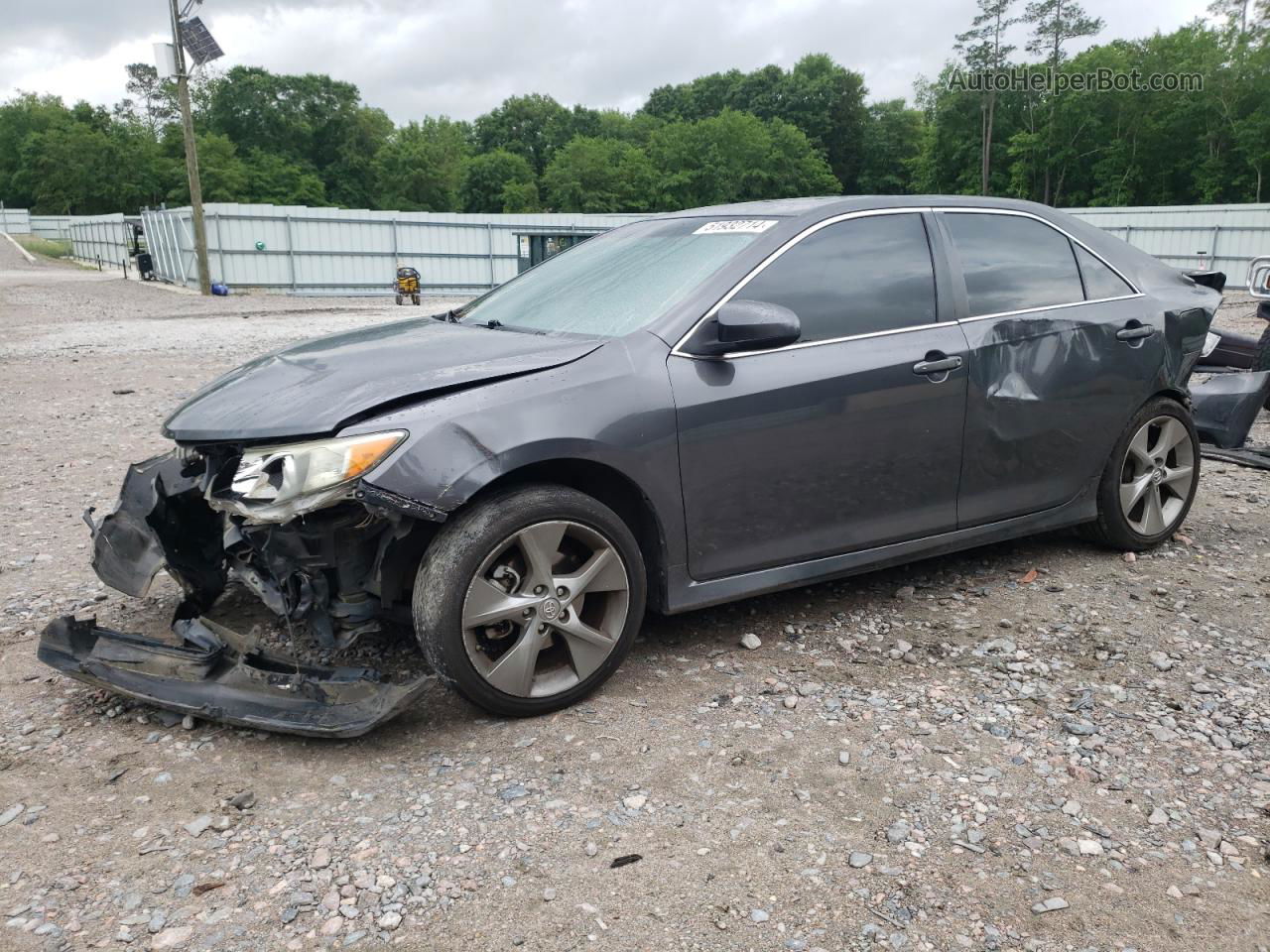 2012 Toyota Camry Se Gray vin: 4T1BK1FK9CU014196