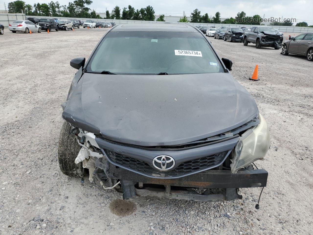 2012 Toyota Camry Se Серый vin: 4T1BK1FK9CU015378