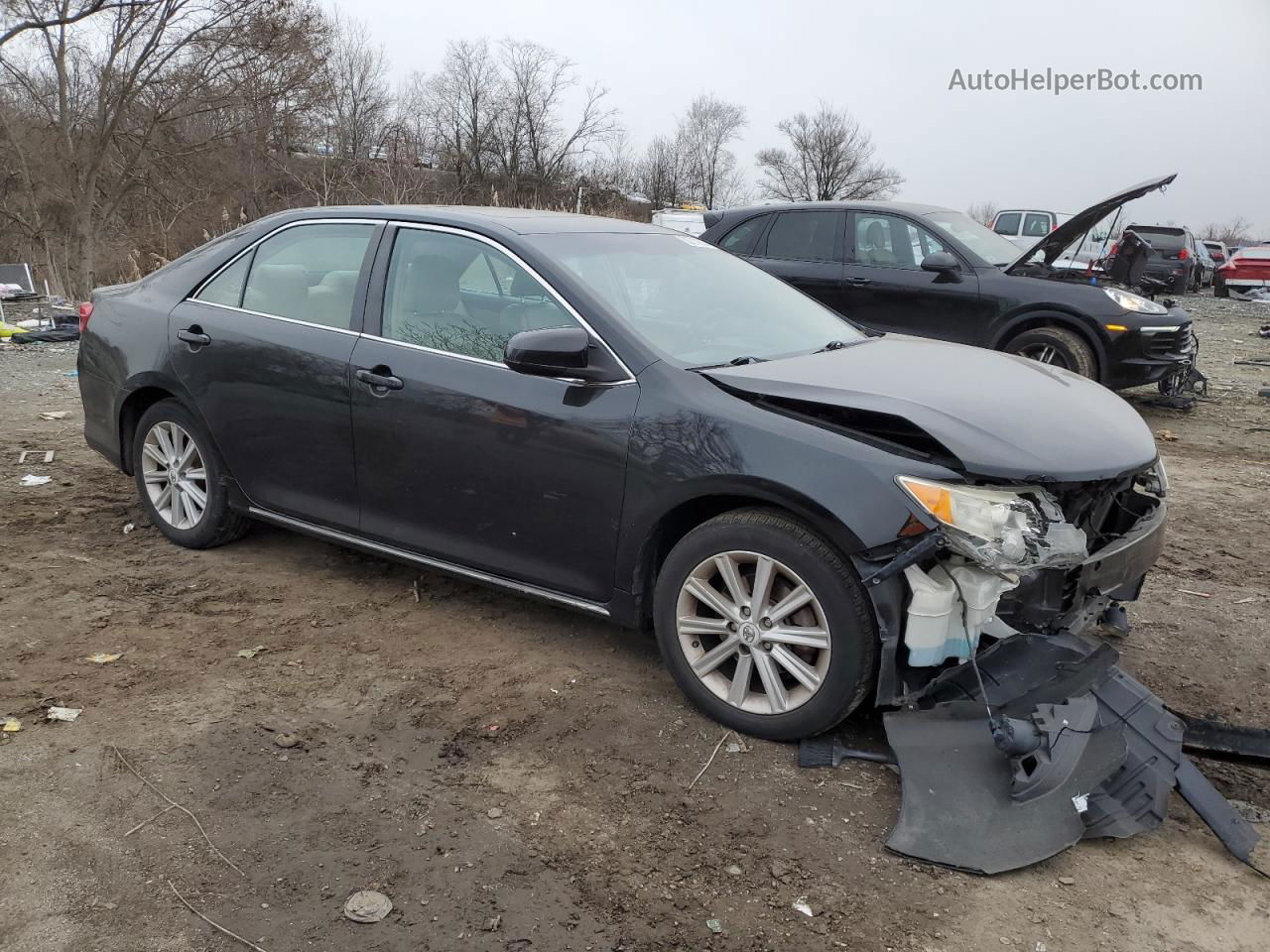 2012 Toyota Camry Se Black vin: 4T1BK1FK9CU518506