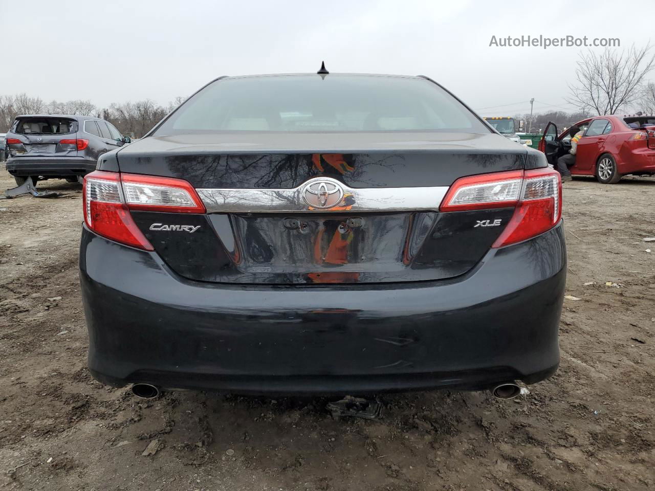 2012 Toyota Camry Se Black vin: 4T1BK1FK9CU518506