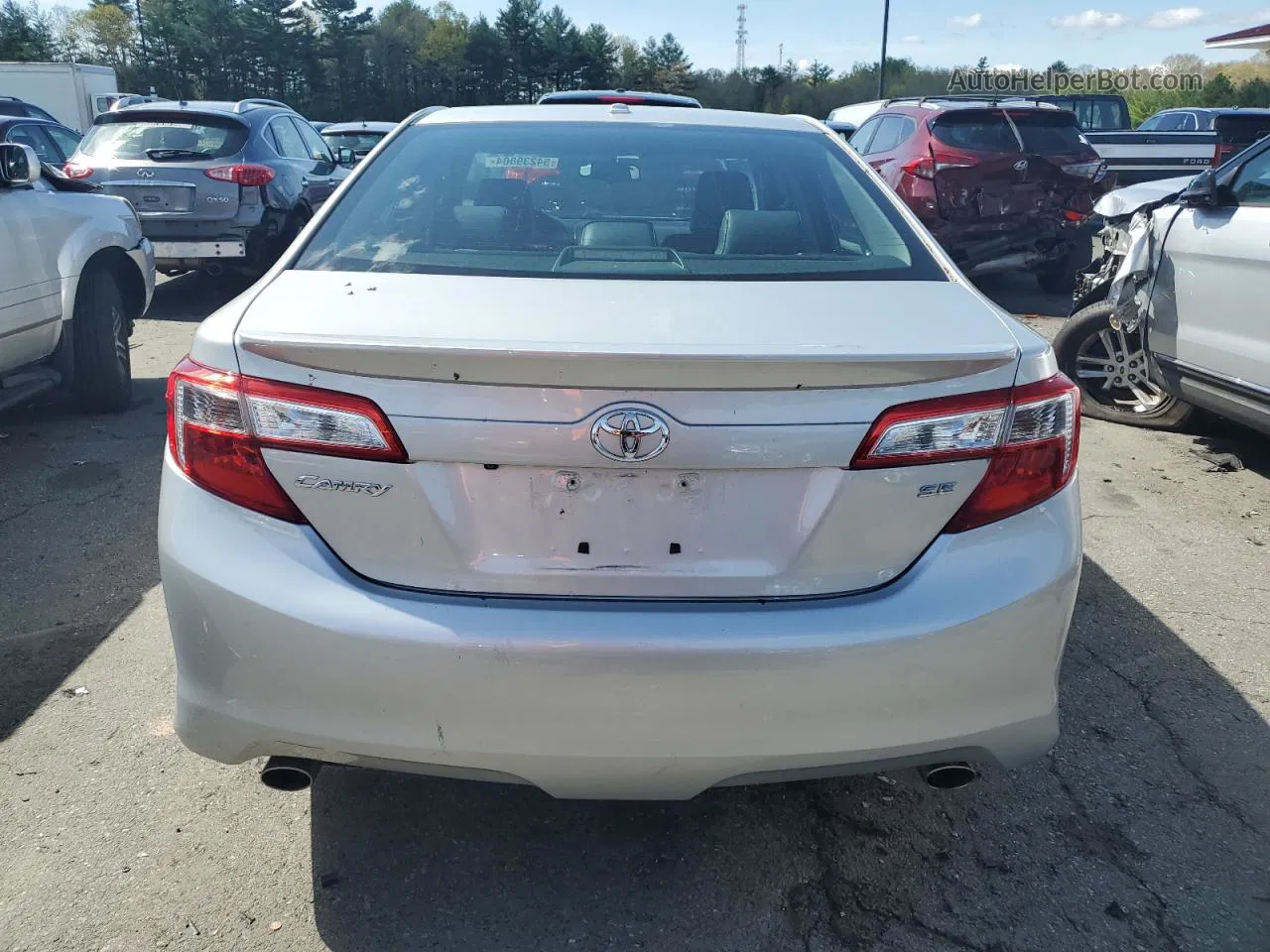 2013 Toyota Camry Se Серебряный vin: 4T1BK1FK9DU530060