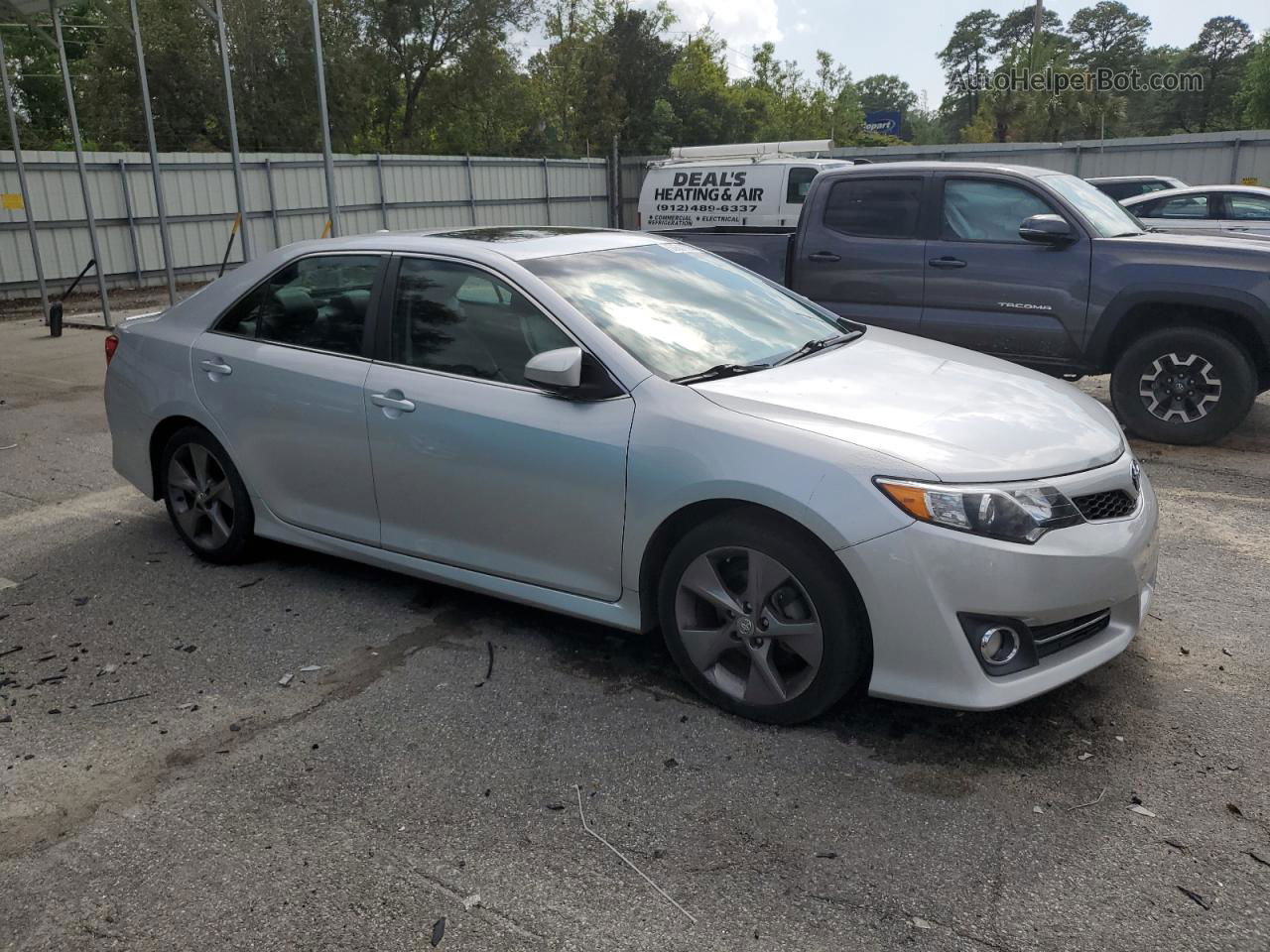 2012 Toyota Camry Se Silver vin: 4T1BK1FKXCU002283