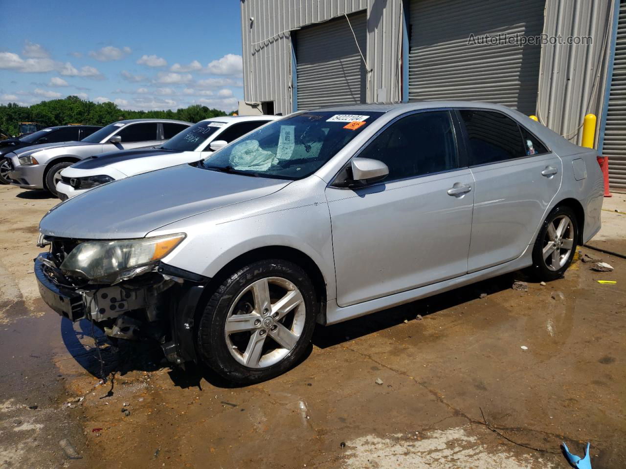 2012 Toyota Camry Se Silver vin: 4T1BK1FKXCU008827