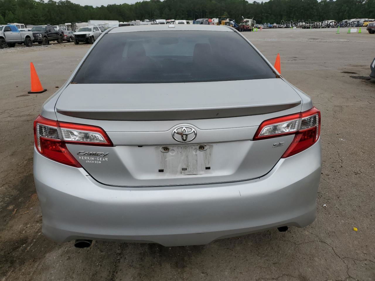 2012 Toyota Camry Se Silver vin: 4T1BK1FKXCU015745