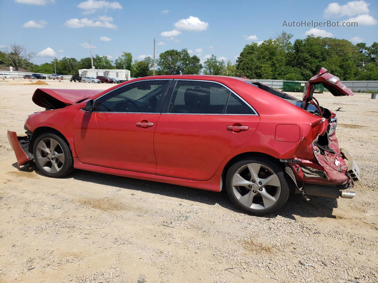 2012 Toyota Camry Se Red vin: 4T1BK1FKXCU503660