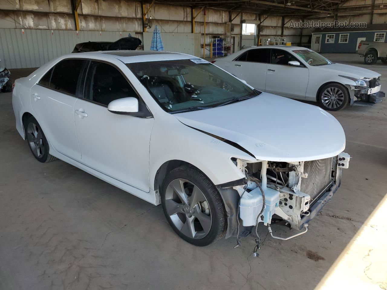 2013 Toyota Camry Se White vin: 4T1BK1FKXDU530472