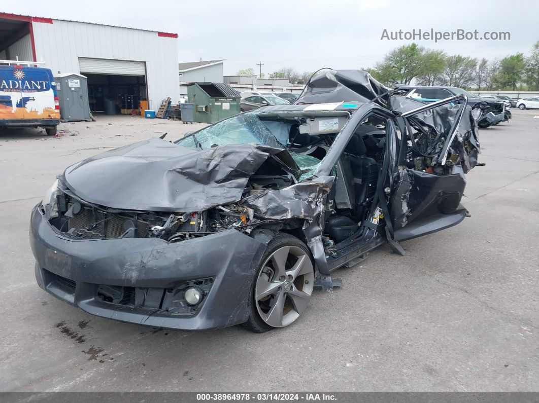 2014 Toyota Camry Se V6 Gray vin: 4T1BK1FKXEU549878