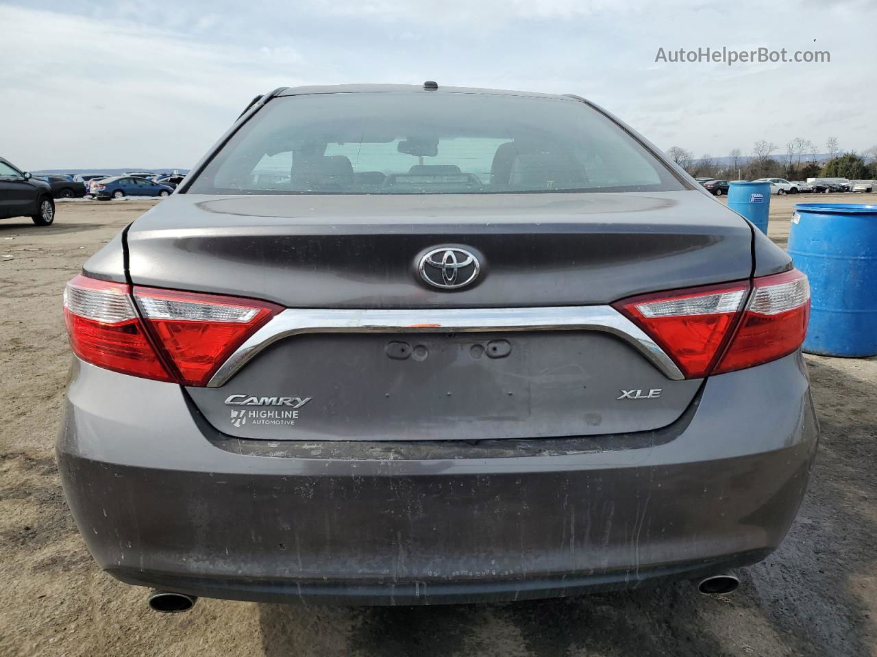 2016 Toyota Camry Xse Gray vin: 4T1BK1FKXGU572080