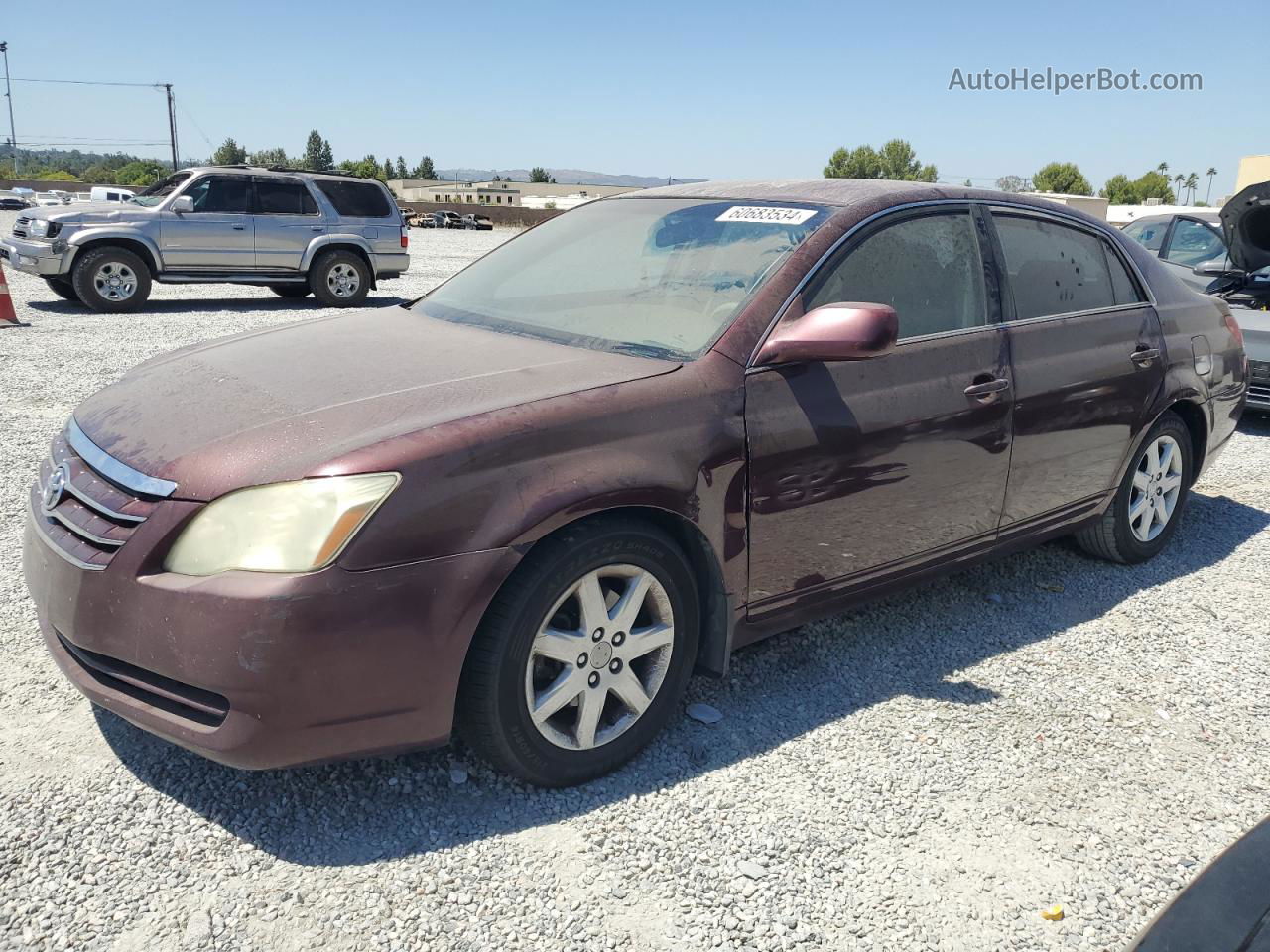 2006 Toyota Avalon Xl Burgundy vin: 4T1BK36B06U107933