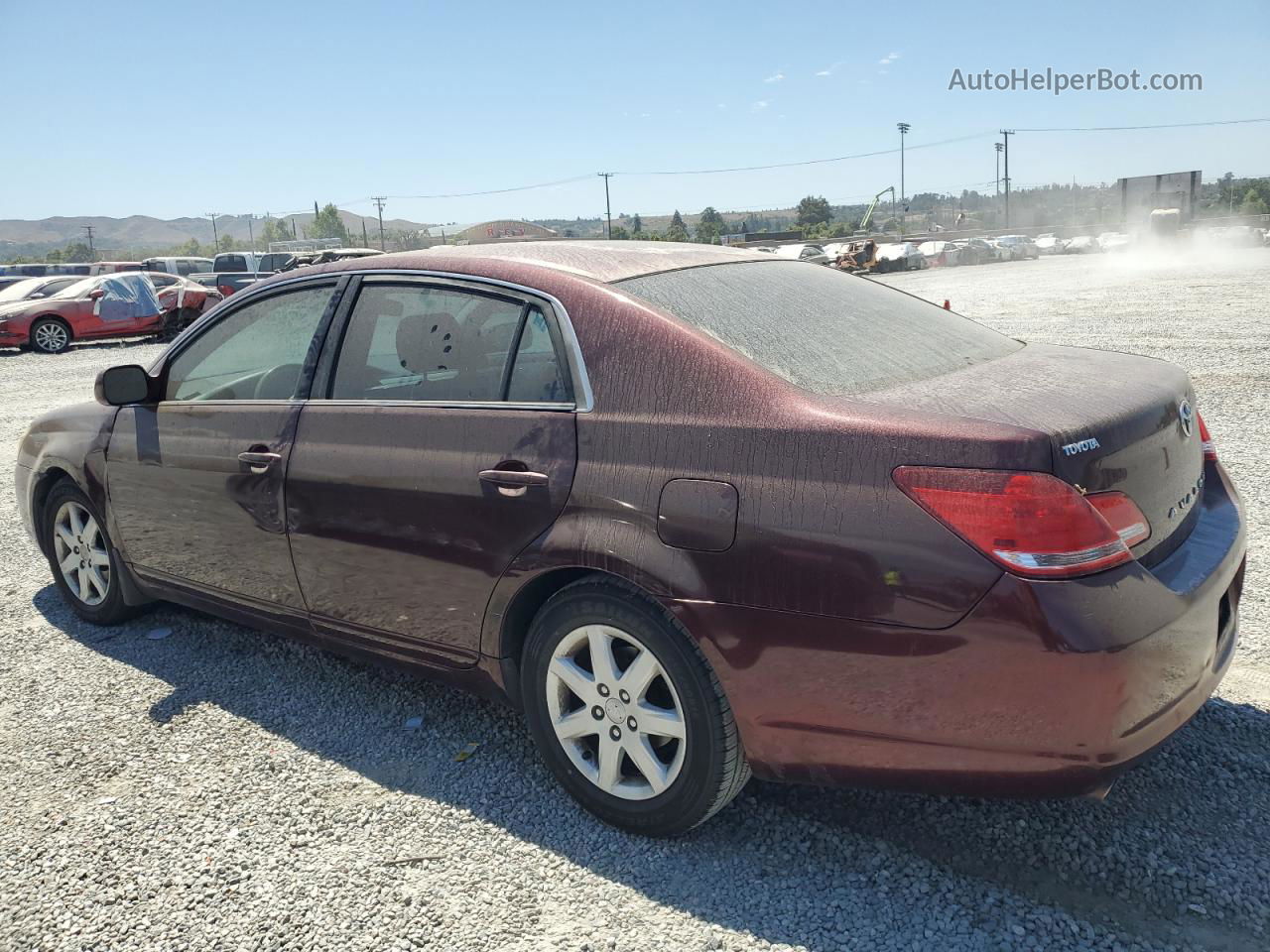 2006 Toyota Avalon Xl Burgundy vin: 4T1BK36B06U107933