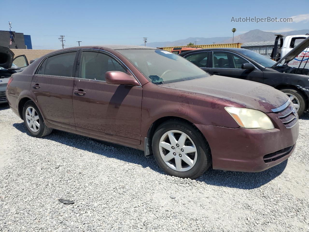 2006 Toyota Avalon Xl Burgundy vin: 4T1BK36B06U107933