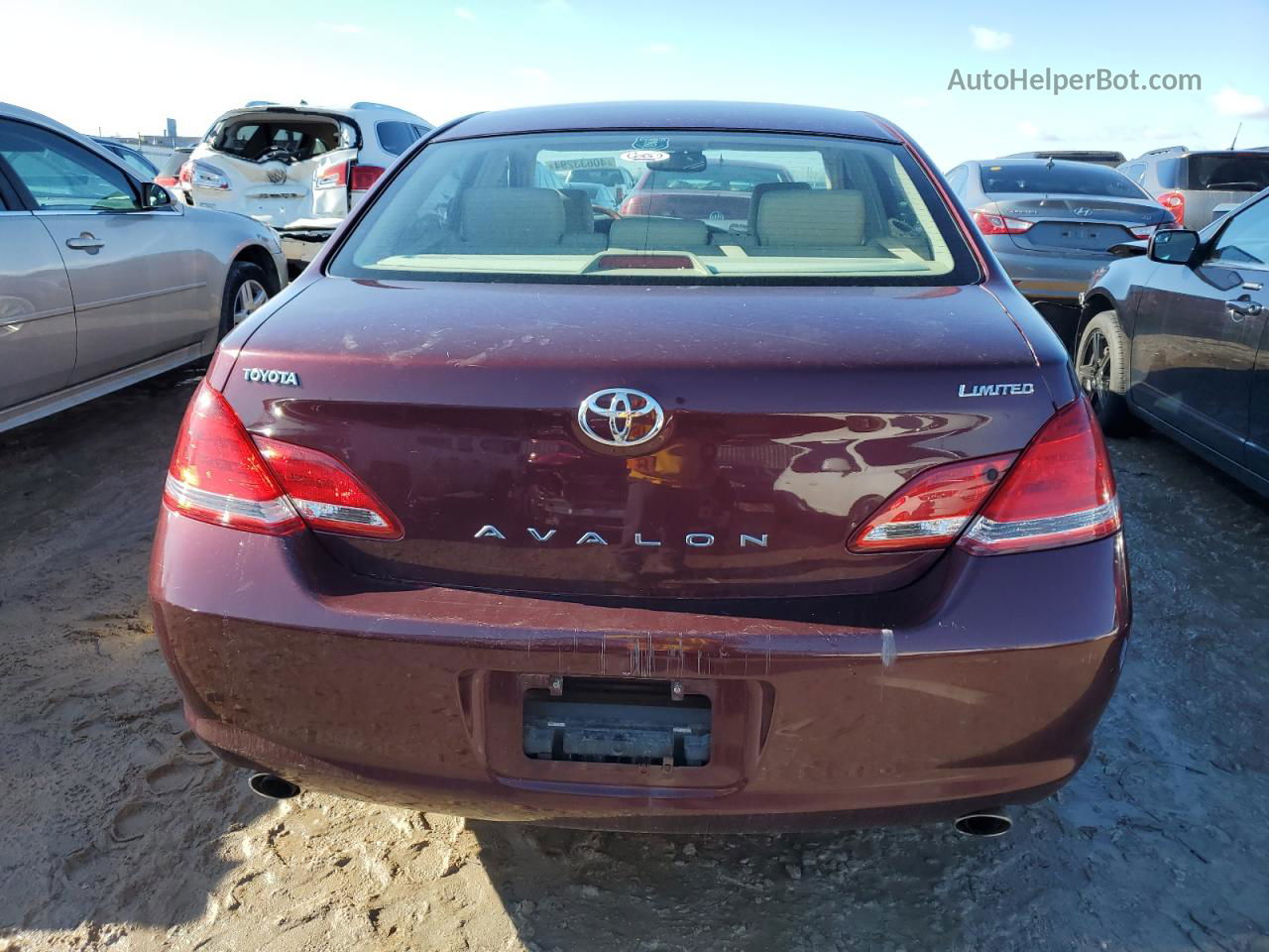 2006 Toyota Avalon Xl Burgundy vin: 4T1BK36B06U140088