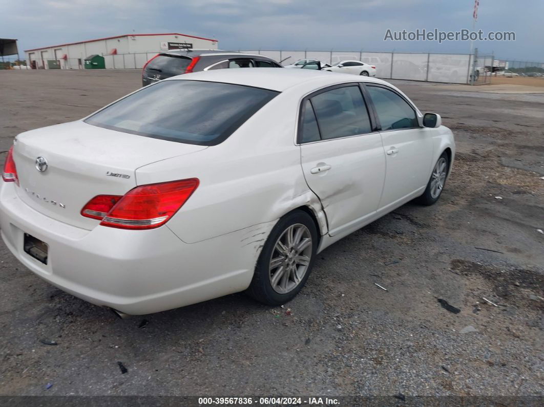 2006 Toyota Avalon Limited White vin: 4T1BK36B36U151165